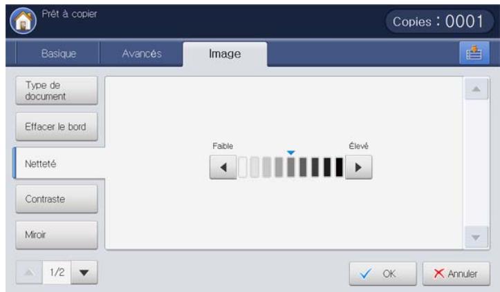 SAMSUNG CLX-9250ND - Modification de la netteté - 1