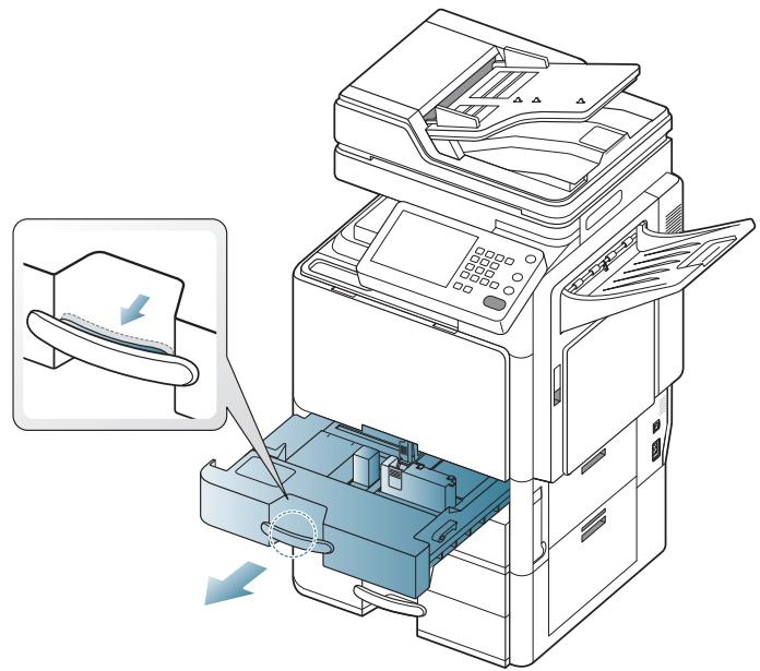 SAMSUNG CLX-9250ND - Bac standard / chargeur à double cassette en option - 3