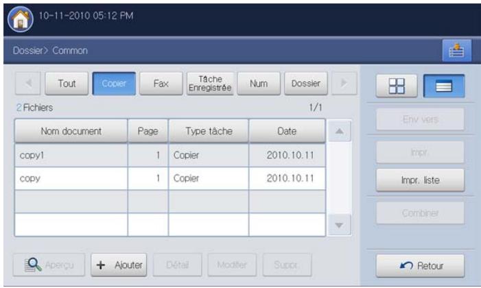 SAMSUNG CLX-9250ND - Sélection du type de travail - 2