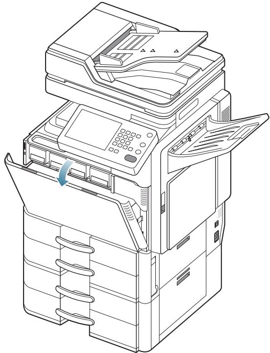 SAMSUNG CLX-9250ND - Remplacement du récapuérateur de toner usage - 1