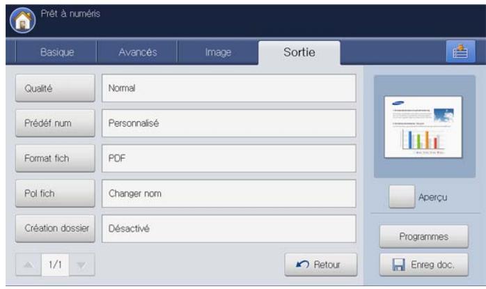 SAMSUNG CLX-9250ND - Onglet Sortie - 1