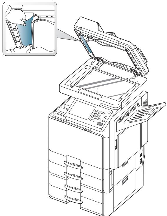 SAMSUNG CLX-9250ND - Bourrage du papier d'origine dans le scanner - 6
