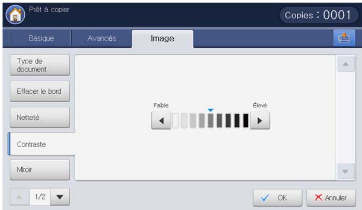 SAMSUNG CLX-9250ND - Modification du contraste - 1