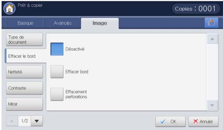 SAMSUNG CLX-9250ND - Suppression des bords - 2