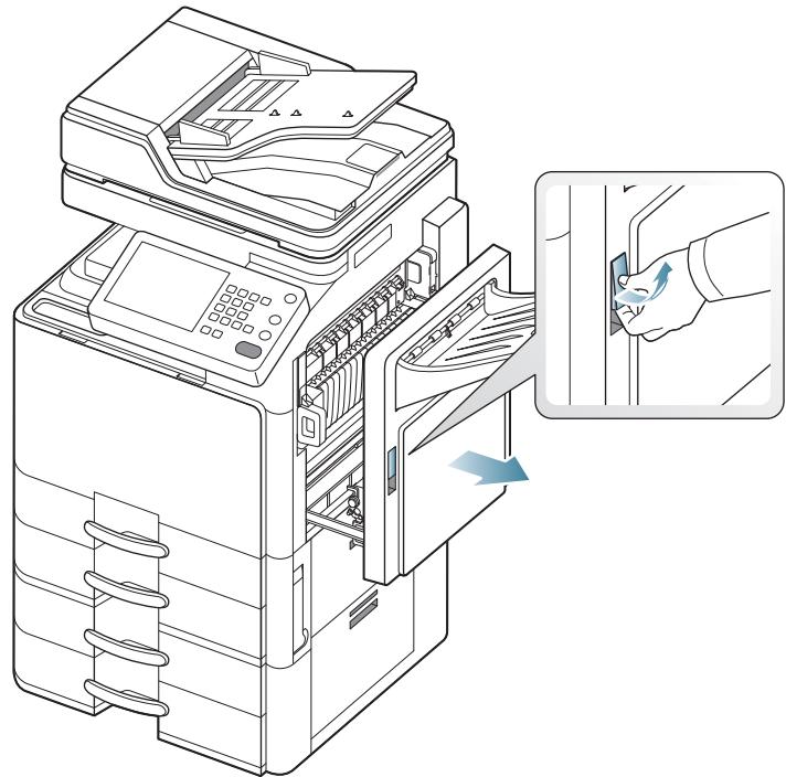 SAMSUNG CLX-9250ND - Bourrage papier en haut du trajet recto/verso (bourrage de retard recto/verso) - 1