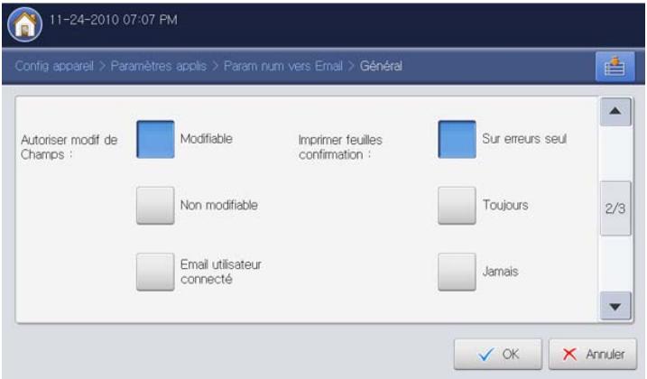 SAMSUNG CLX-9250ND - Impression d'un rapport de confirmation de courrier électronique - 3