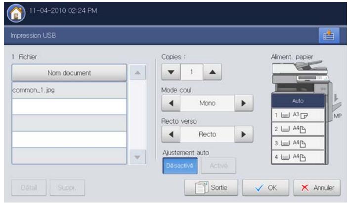 SAMSUNG CLX-9250ND - Sélectionnez l'options appropriée. - 1
