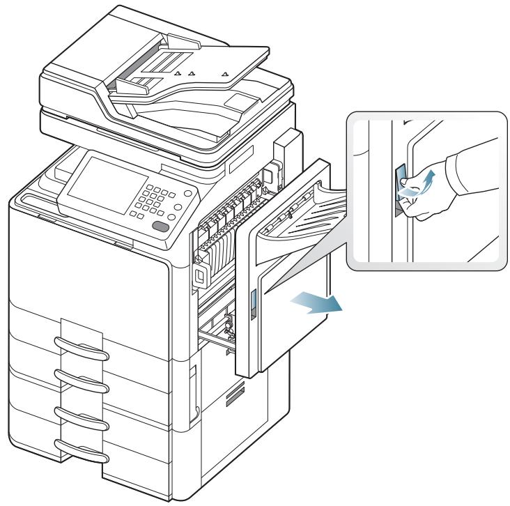 SAMSUNG CLX-9250ND - Bourrage papier dans le bac 1 - 1