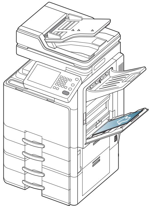 SAMSUNG CLX-9250ND - Conseils pour l'utilisation du bac polyvalent - 3