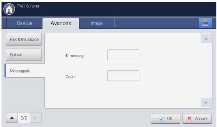 SAMSUNG CLX-9250ND - Enregistrement d'originaux dans la Messagerie - 1