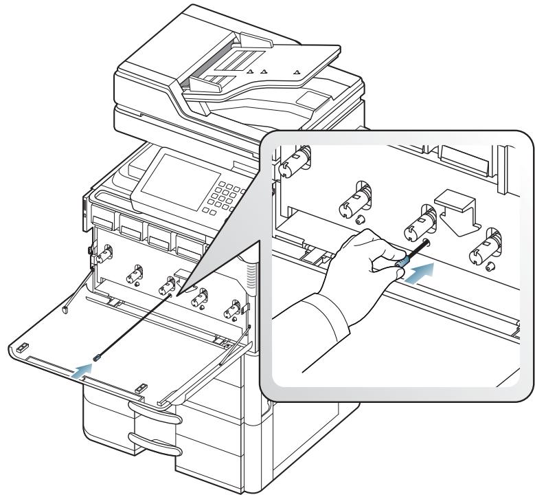 SAMSUNG CLX-9250ND - Nettoyage du bâtonnet pour la poussière de papier et des chargeurs des unités d'imagerie - 11