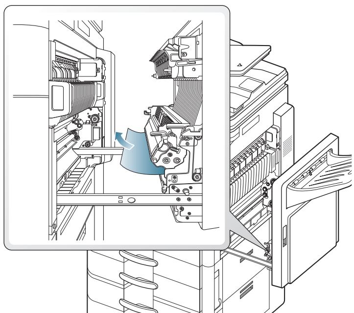SAMSUNG CLX-9250ND - Bourrage papier en bas du trajet recto/verso (bourrage de cadrage recto/verso) - 2