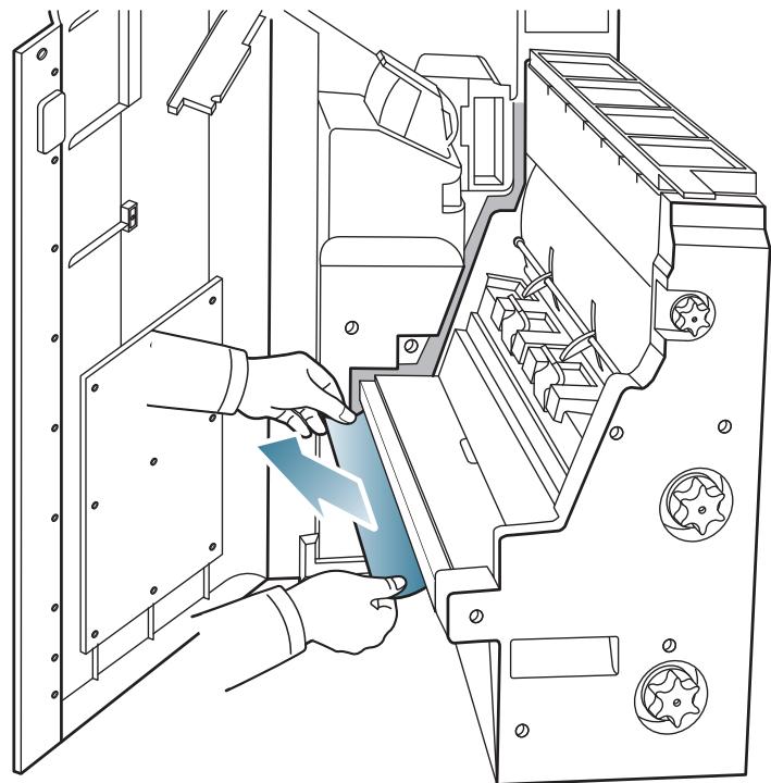 SAMSUNG CLX-9250ND - Bourrage papier avant le piage de livre (finisseur de livre 3 250 feuilles uniquement) - 8