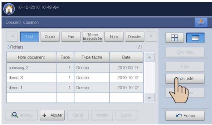 SAMSUNG CLX-9250ND - Impression des informations sur les données enregistrées - 2