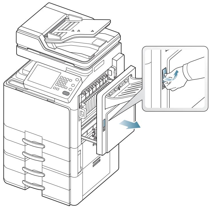 SAMSUNG CLX-9350ND - Bourrage papier en bas du trajet recto/verso (bourrage de cadrage recto/verso) - 3