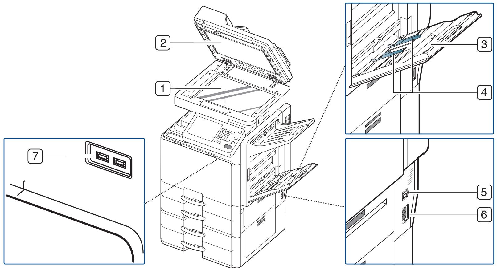 SAMSUNG CLX-9350ND - Vue avant 1 - 2