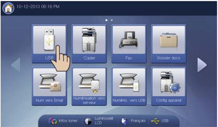 SAMSUNG CLX-9350ND - Impression depuis un dispositif de mémoire USB - 2