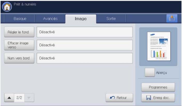 SAMSUNG CLX-9350ND - Onglet Image - 2