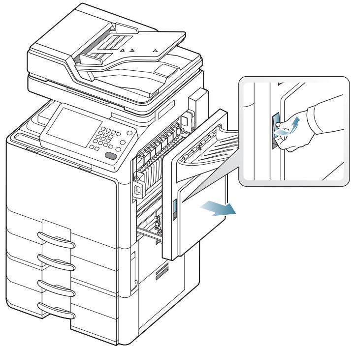 SAMSUNG CLX-9350ND - Bourrage papier en haut du trajet recto/verso (bourrage de retour recto/verso) - 3