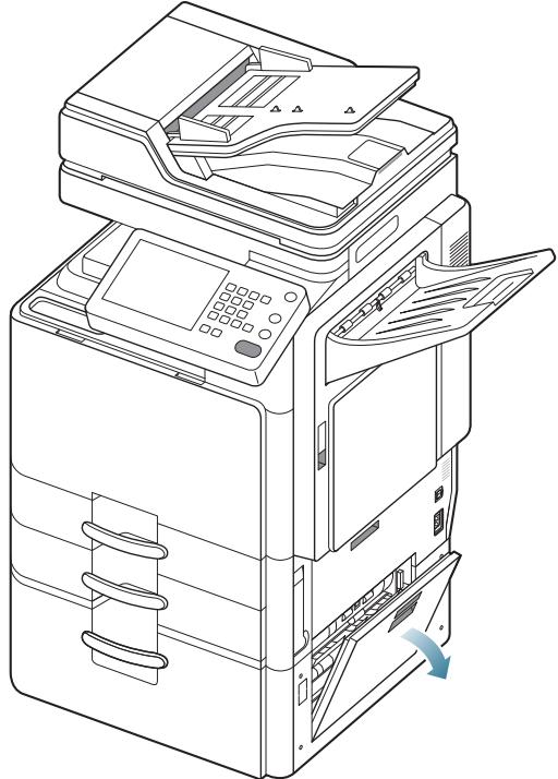 SAMSUNG CLX-9350ND - Bourrage papier dans le chargeur haute capacité optionnel - 2