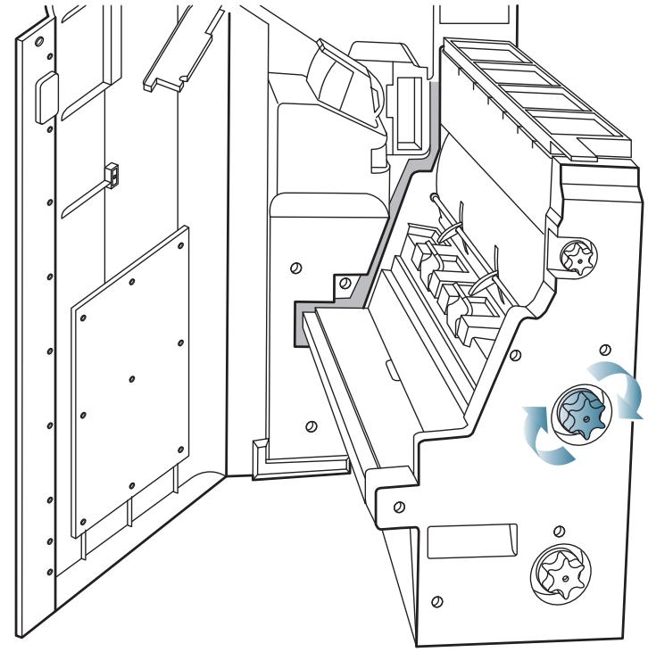 SAMSUNG CLX-9350ND - Bourrage papier avant le pliage de livret (finisseur de livret 3 250 feuilles uniquement) - 7