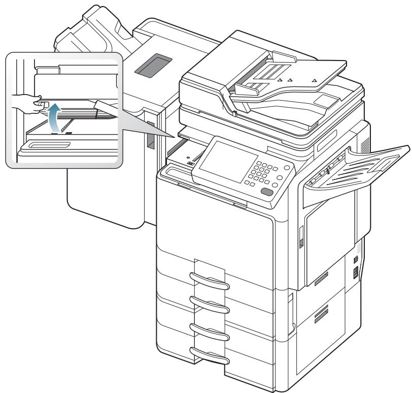 SAMSUNG CLX-9350ND - Bourrage papier à l'entrée du finisseur - 2