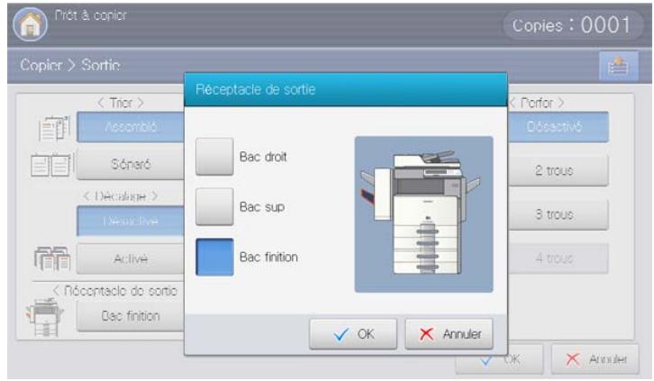 SAMSUNG CLX-9350ND - Choix de la forme de sortie de la copie - 13