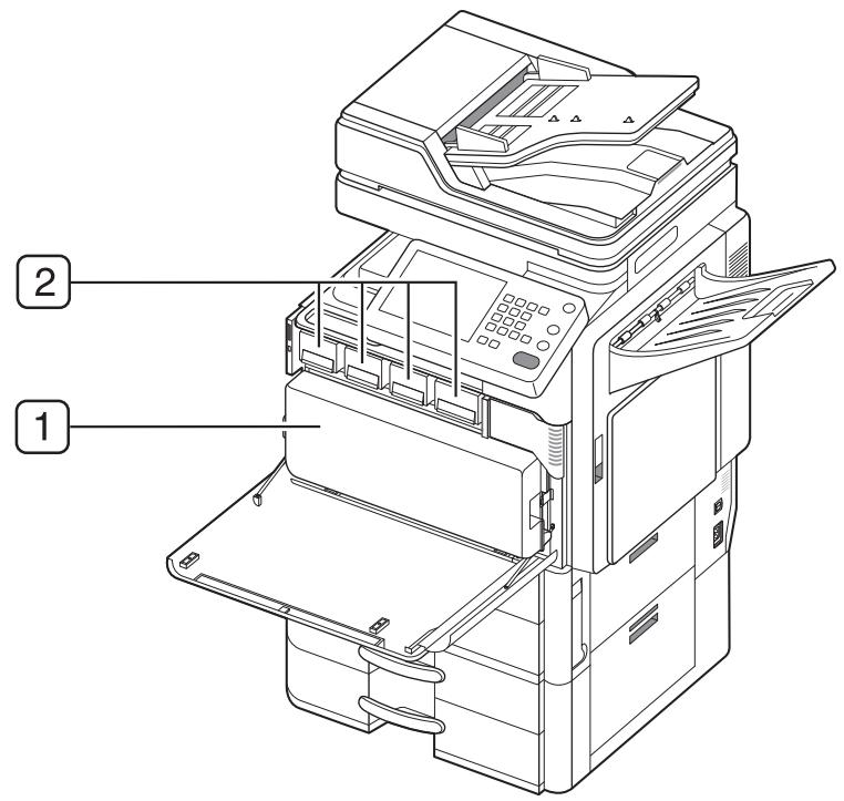 SAMSUNG CLX-9350ND - Vue intérieure - 1