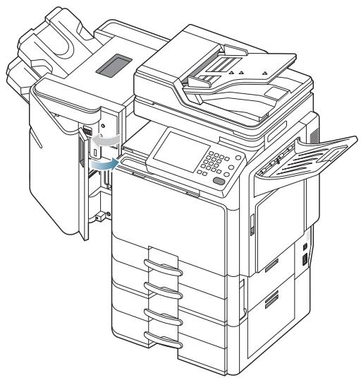 SAMSUNG CLX-9350ND - Bourrage papier à l'entrée du finisseur - 4