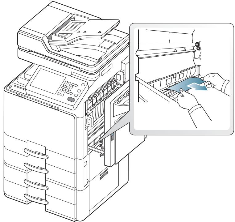 SAMSUNG CLX-9350ND - Bourrage papier dans le bac 1 - 2