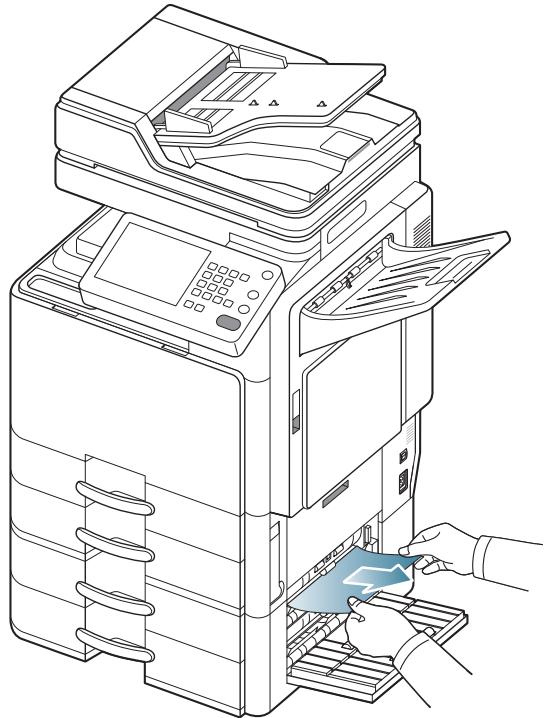 SAMSUNG CLX-9350ND - Bourrage papier dans le bac 3 - 3