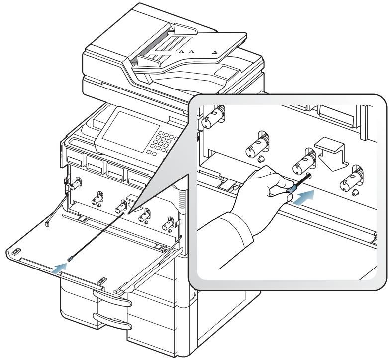 SAMSUNG CLX-9350ND - Nettoyage du bâtonnet pour la poussière de papier et des chargeurs des unités d'imagerie - 11