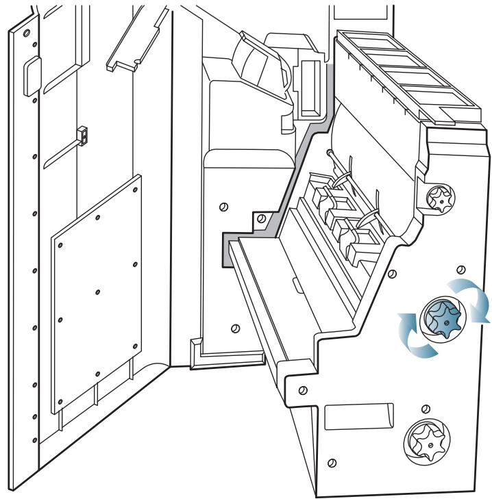 SAMSUNG CLX-9350ND - Bourrage papier après le pliage de livret (finisseur de livret 3 250 feuilles uniquement) - 5