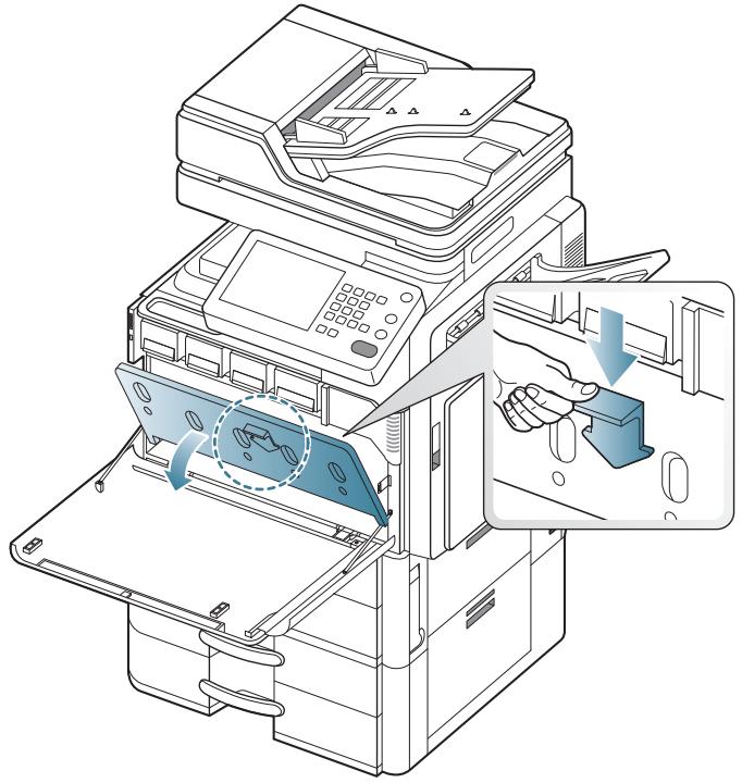 SAMSUNG CLX-9350ND - Nettoyage du bâtonnet pour la poussière de papier et des chargeurs des unités d'imagerie - 4