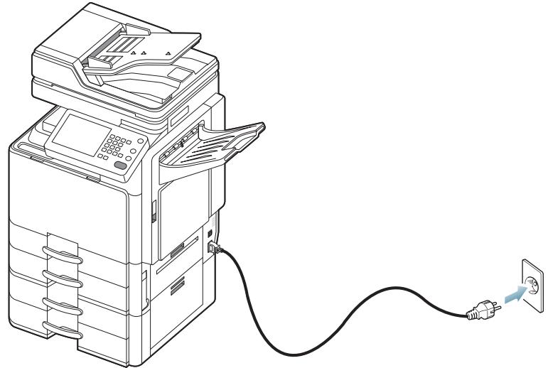 SAMSUNG CLX-9350ND - Mise en marche de l'appareil - 3