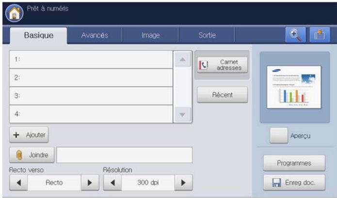 SAMSUNG CLX-9350ND - Numérisation et envoi vers un serveur SMB/WEBDAV/FTP - 2