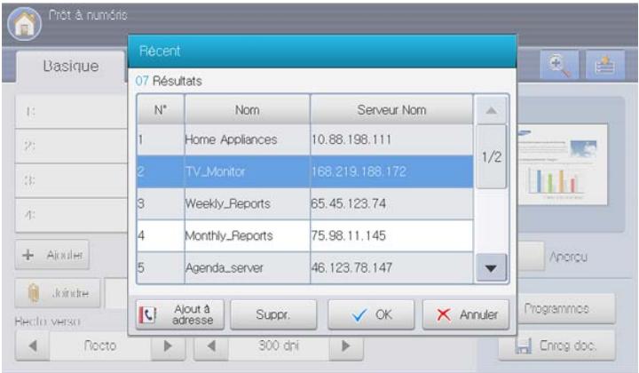 SAMSUNG CLX-9350ND - Nouvel envoi à la dernière adresse de serveur - 2