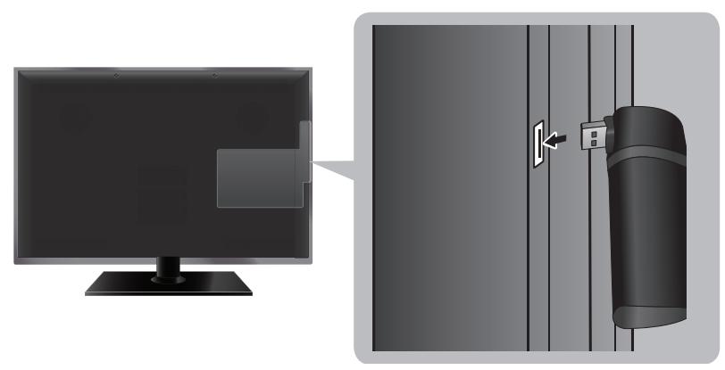SAMSUNG PN64F5300AF - How to connect the Samsung Wireless LAN Adapter - 1