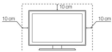 SAMSUNG UE19F4000AW - Securing the Installation Space - 4