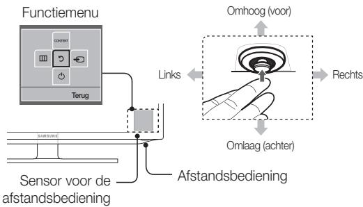 SAMSUNG UE32EH4003 - De controller op de tv gelebruiken - 5