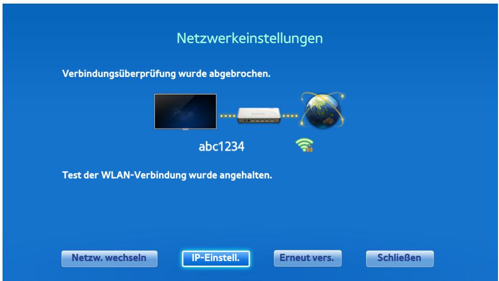 SAMSUNG UE40F6470 - Manuelles Konfiguration des Drahtlosnetzwerks - 2