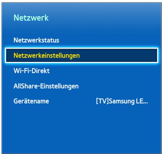 SAMSUNG UE40F6470 - Einrichten eines Kabelnetzwerks - 1