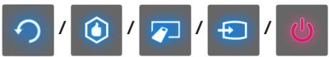 SAMSUNG UE46F5370 - Anzeigen der Bediensymbole auf dem Bildschirm - 2