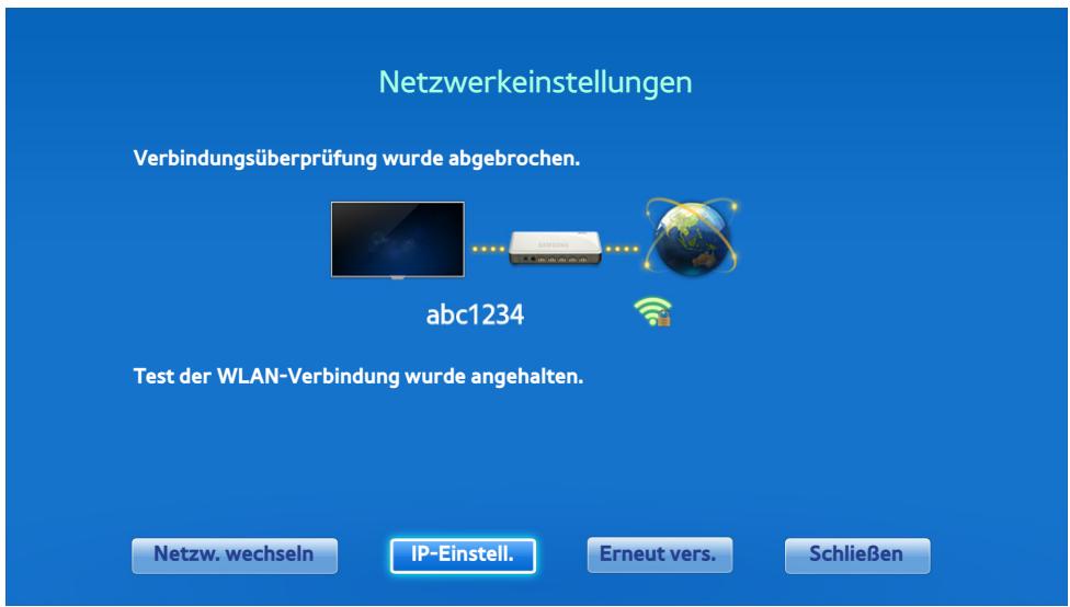 SAMSUNG UE46F5370 - Manuelles Konfiguration des Drahtlosnetzwerks - 2