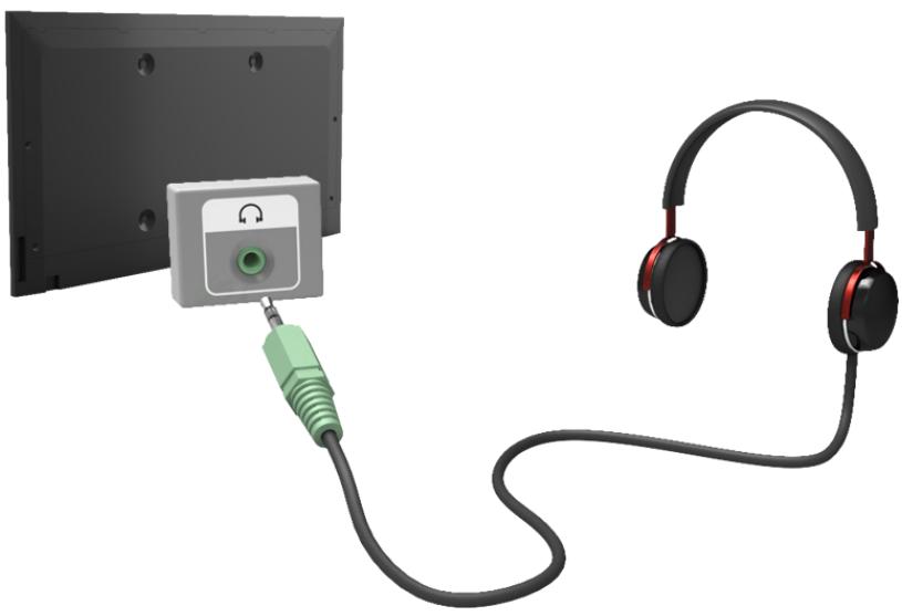 SAMSUNG UE50F5570 - Anschlieben von Kopfhörern - 1