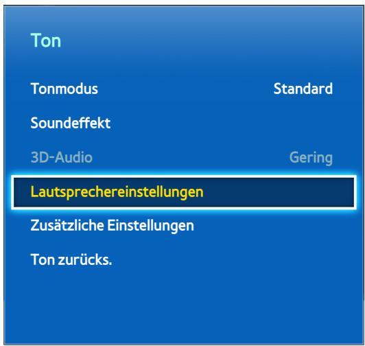 SAMSUNG UE50F5570 - Loutsprecher auswahlen - 1