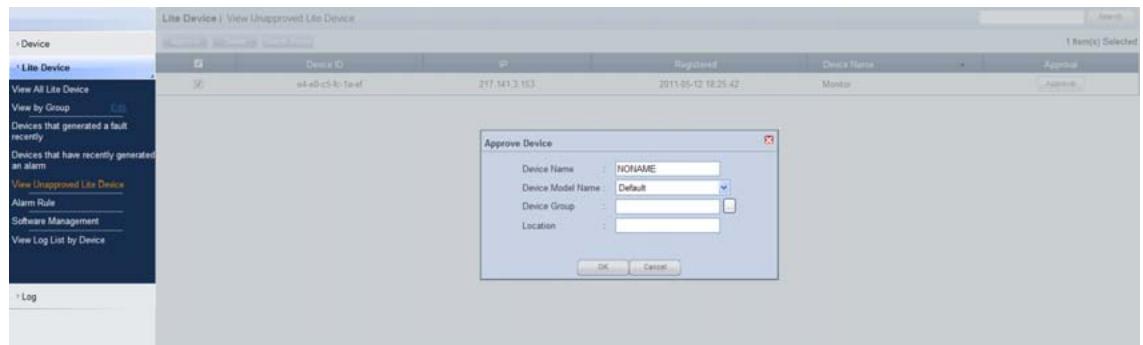 SAMSUNG UE55A - Approbation d'un périphérique connecté depuis le serveur - 6
