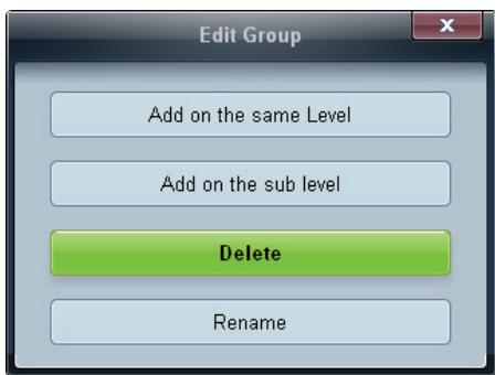 SAMSUNG UE55A - Suppression de groupes - 1