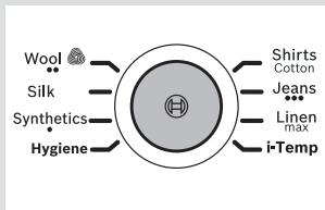 BOSCH TDS8080 PROHYGIENIC, TDS8040 - Programa "Hygiene" * - 6