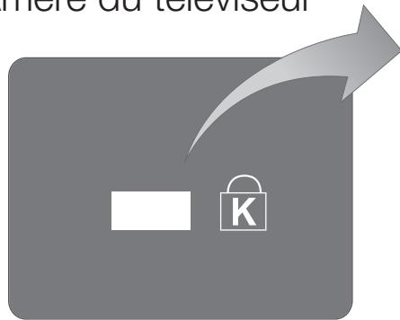 SAMSUNG UN40FH6030F - Utilisation du verrou antivol Kensington - 1